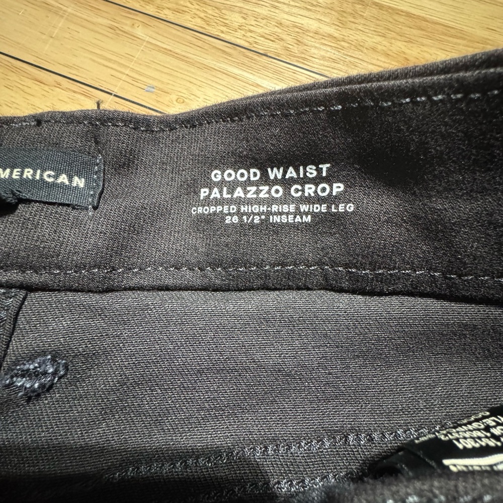 Good American Palazzo Crop Pant - Picture 3 of 5
